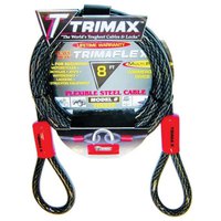 Trimax locks 2.4 m Quadra Braid Trimaflex Cable