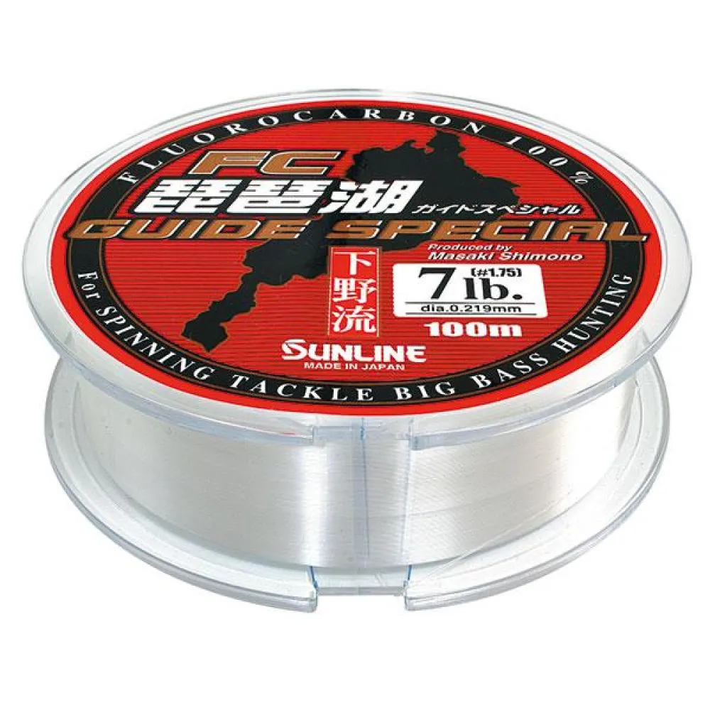Lignes de pêche Sunline Biwako Guide Special Fluorocarbon 100m 