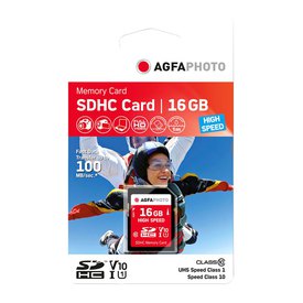 Agfa Cartão Memória SDHC 16GB High Speed Class 10 UHS I U1 V10