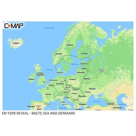 C-map Carta Nautica Mar Báltico Desde Skagerrak Hasta El Golfo De Finlandia