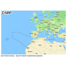 C-map South-West European Coasts Nautical Chart