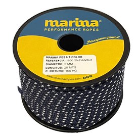 Marina performance ropes Corde Tressée Double Marina Pes HT Color 25 m
