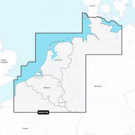 Navionics MSD Regular EU076R Benelux&Oeste Alemania Grafiek