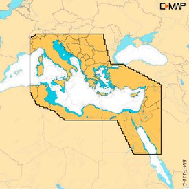 C-map East Mediterranean Discover X Card