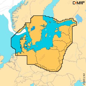 C-map Carta Discover X Skagerrak. Kattegat & Baltic Sea Reveal