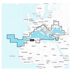 Navionics NAEU643L-Mittelmeer-und Schwarzmeer-EU 643L-Groß Karte