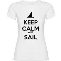 Kruskis Camiseta De Manga Curta Keep Calm And Sail