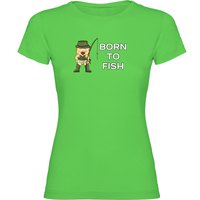 kruskis-born-to-fish-kurzarmeliges-t-shirt