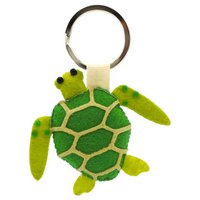Dive inspire Sunny Green Sea Turtle Key Ring