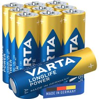 Varta Batterier 1x10 Longlife Power Mignon AA LR06