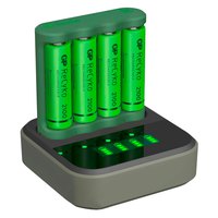 Gp batteries 4xAA NiMh 2100mAh Akkuladegerät