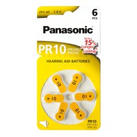 Panasonic PR 10 Zinc Air 6 件 电池
