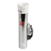 seanox-white-rubber-closed-stainless-steel-rod-holder
