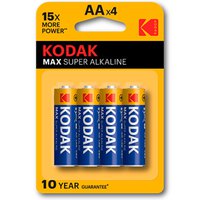 Kodak Bateries Max Alkaline AA 4 Unitats
