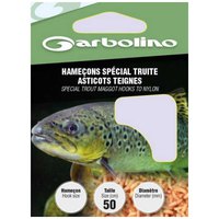 garbolino-competition-trout-asticot-gebundener-haken-aus-nylon-12