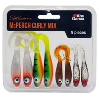 Abu Garcia Svartzonker McPerch Curly Soft Shads 8pk ALL VARIETIES Fishing tackle 