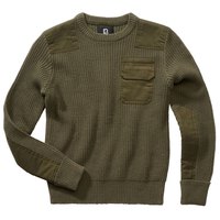 Brandit Sweater Tripulação De Pescoço BW