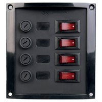 talamex-schalter-panel-4-sicherungen-schwarz