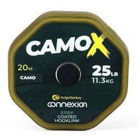 ridgemonkey-connexion-camox-steifes-beschichtetes-vorfach-20-m-karpfen-angeln-linie