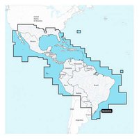 Navionics Grande Carta Náutica México Caribe Brasil Sa004L