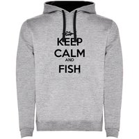 kruskis-felpa-con-cappuccio-bicolore-keep-calm-and-fish