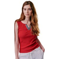 redgreen-t-shirt-sans-manches-a-col-en-v-cane