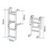 Lalizas Stainless Steel Folding Ladder