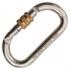 Kong Italy Oval Steel Classic Long Thread Snap Hook