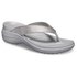 Crocs Capri Metallic Texture Wedge Slippers