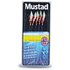 Mustad Red Piscator Rig 5 Hooks Feather Rig