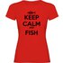 Kruskis Camiseta de manga corta Keep Calm And Fish