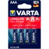 Varta 1x4 Longlife Max Power Micro AAA LR03 Batteries