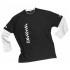 Daiwa FasDry LS Black/White Lange Mouwen T-Shirt